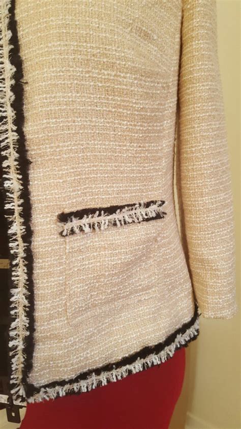 make your own chanel jacket trim|make your own Chanel trim.